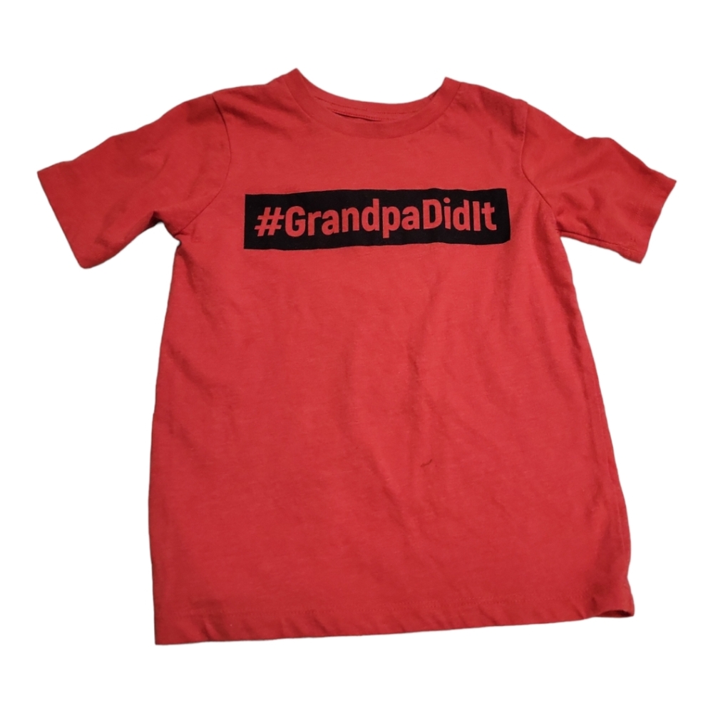 Kids grandpa did it shirt